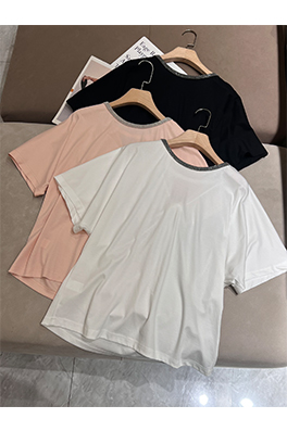 【ブルネロクチネリ】レディース 半袖Tシャツ    LAT0029