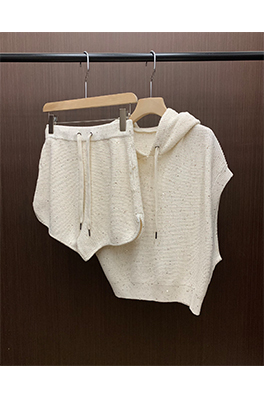 【ブルネロクチネリ】レディース セットアップ　半袖Tシャツ スウェット パンツ    LAT0048
