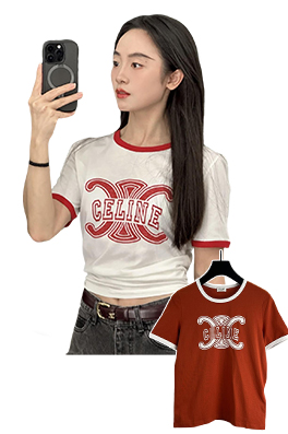 【セリーヌタイプ】 レディース Tシャツ  LAT0270