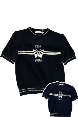 【ディオールタイプ】レディース　ニット 半袖Tシャツ LAT0364