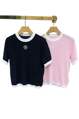 【C-BRAND】レディース　ニット 半袖Tシャツ LAT0380