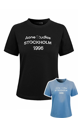 【アクネ ストゥディオ ズ】レディース 半袖Tシャツ LAT0445