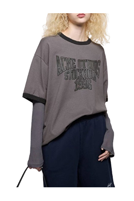 【アクネストゥディオズ】レディース 長袖 Tシャツ LAT0498