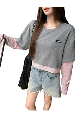 【ミュウミュウタイプ】レディース 長袖 Tシャツ LAT0501