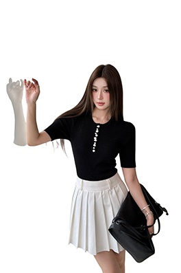 【C-BRAND】レディース　ニット 半袖Tシャツ LAT0509