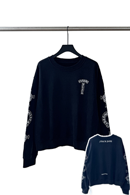 【クロムハーツタイプ】レディース 長袖スウェットTシャツ LAT0527