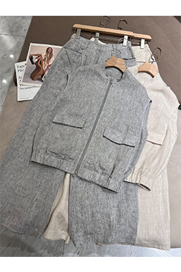 【ブルネロクチネリ】レディース セットアップ　ジャケット スウェット パンツ     LJK0013