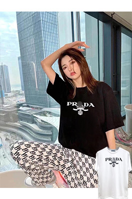 【プラダ】メンズ レディース 半袖Tシャツ  aat10115
