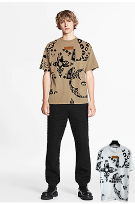 【ルイヴ*トン】 高品質 メンズ レディース 半袖Tシャツ  aat10122