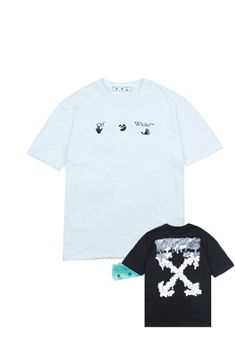 【オフホワイト】  メンズ レディース 半袖Tシャツ  aat10249
