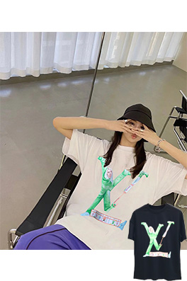 【ルイヴ*トン】メンズ レディース 半袖Tシャツ  aat10287