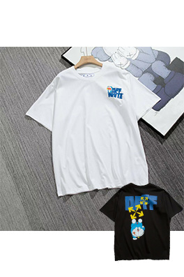 【オフホワイト】メンズ レディース 半袖Tシャツ  aat10303