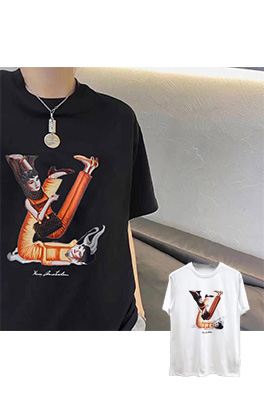 【ルイヴ*トン】メンズ レディース 半袖Tシャツ  aat10374