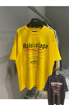 【バレンシアガ】 メンズ レディース 半袖Tシャツ   aat10399