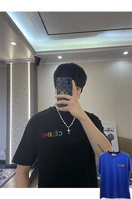【セリーヌ】メンズ レディース 半袖Tシャツ  aat10429