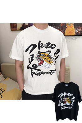 【ケンゾー】  高品質 メンズ レディース 半袖Tシャツ  aat10447