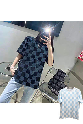 【ルイヴ*トン】メンズ レディース 半袖Tシャツ  aat10526