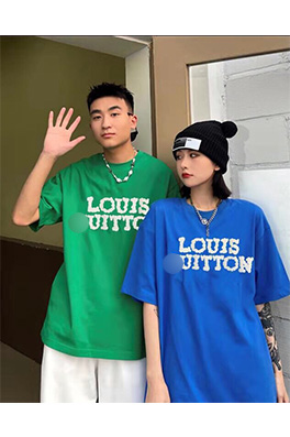 【ルイヴ*トン】メンズ レディース 半袖Tシャツ  aat10529