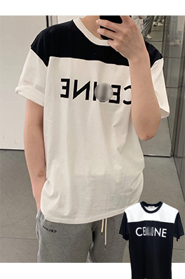 【セリーヌ】メンズ レディース 半袖Tシャツ  aat10540