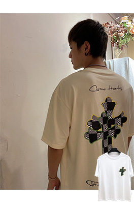 【クロムハーツ】メンズ レディース 半袖Tシャツ  aat10675