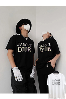 【ディオール】メンズ レディース 半袖Tシャツ  aat10748