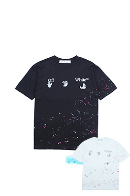 【オフホワイト】メンズ レディース 半袖Tシャツ   aat10764