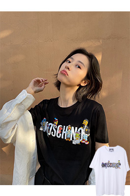 【MOSCHINO】メンズ レディース 半袖Tシャツ  aat10766