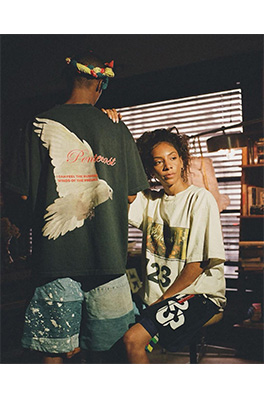 【VINTAGE】メンズ レディース 半袖Tシャツ  aat10816