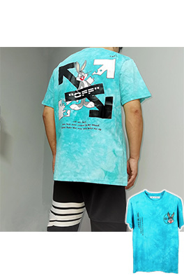 【オフホワイト】メンズ レディース 半袖Tシャツ  aat10824