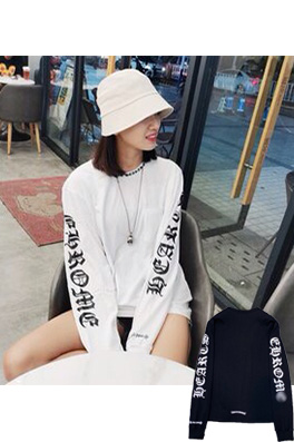 【クロムハーツ】メンズ レディース 長袖Tシャツ aat10826