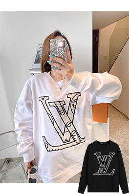 【ルイヴ*トン】メンズ レディース 長袖　スウェットTシャツ  aat10832