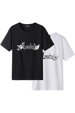 【アミリ】メンズ レディース 半袖Tシャツ  aat10872