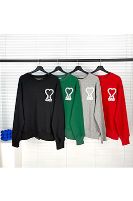 【AMI】メンズ レディース 長袖　スウェットTシャツ   aat10874