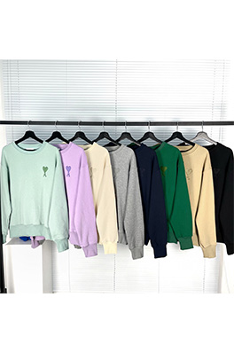 【AMI】メンズ レディース 長袖　スウェットTシャツ    aat10876