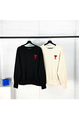 【AMI】メンズ レディース 長袖　スウェットTシャツ    aat10877