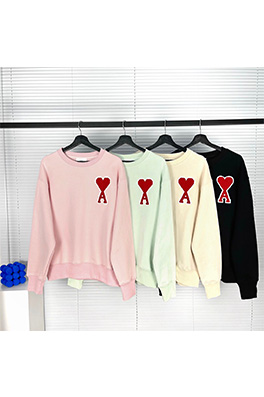 【AMI】メンズ レディース 長袖　スウェットTシャツ    aat10878