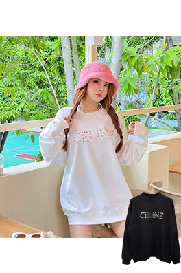 【セリーヌ】メンズ レディース 長袖　スウェットTシャツ  aat10904