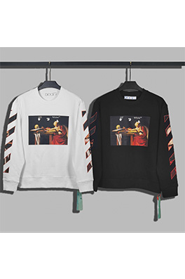 【オフホワイト】メンズ レディース 長袖　スウェットTシャツ aat10944
