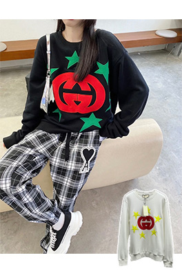 【グッチ】メンズ レディース 長袖　スウェットTシャツ   aat10971