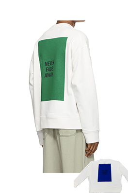 【JIL SANDER】メンズ レディース 長袖　スウェットTシャツ aat11068通常価格6,580円のところ特価3,580円にてご提供