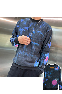 【ルイヴ*トン】メンズ レディース 長袖　スウェットTシャツ aat11110