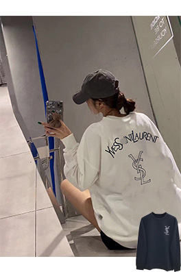 【サンローラン】メンズ レディース 長袖　スウェットTシャツ aat11151