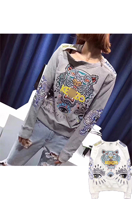 【ケンゾー】メンズ レディース 長袖　スウェットTシャツ  aat11209