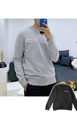 【プラダ】メンズ レディース 長袖　スウェットTシャツ aat11309