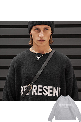 【REPRESENT】メンズ レディース ニット　セーター aat11498