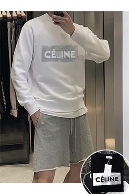 【セリーヌ】メンズ レディース 長袖　スウェットTシャツ aat11505