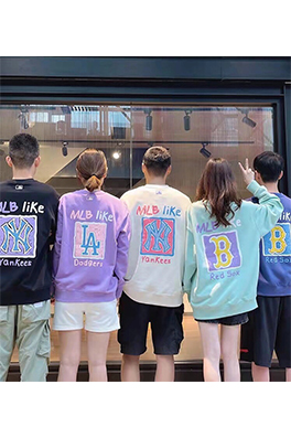 【MLB】メンズ レディース 長袖　スウェットTシャツ aat11556