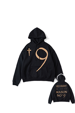 【MAISON NO.9】 フード Tシャツ パーカー aat11617