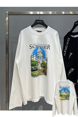 【バレンシアガ】メンズ レディース 長袖Tシャツ aat11708