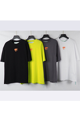 【オフホワイト】×【ナイキ】メンズ レディース 半袖Tシャツ aat11803